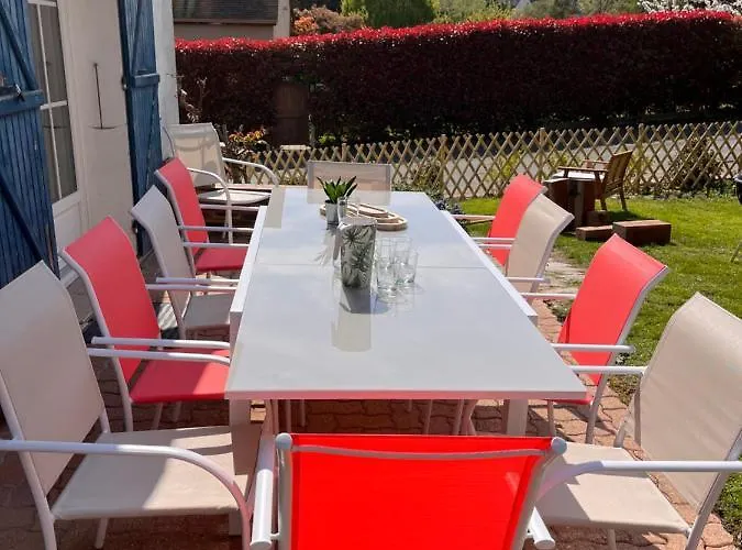 Дом отдыха - Grande Maison Familiale Avec Jardin Онфлёр